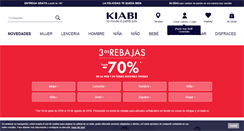 Desktop Screenshot of kiabi.es