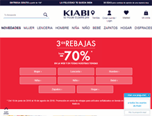 Tablet Screenshot of kiabi.es