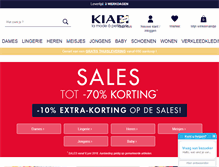 Tablet Screenshot of kiabi.nl